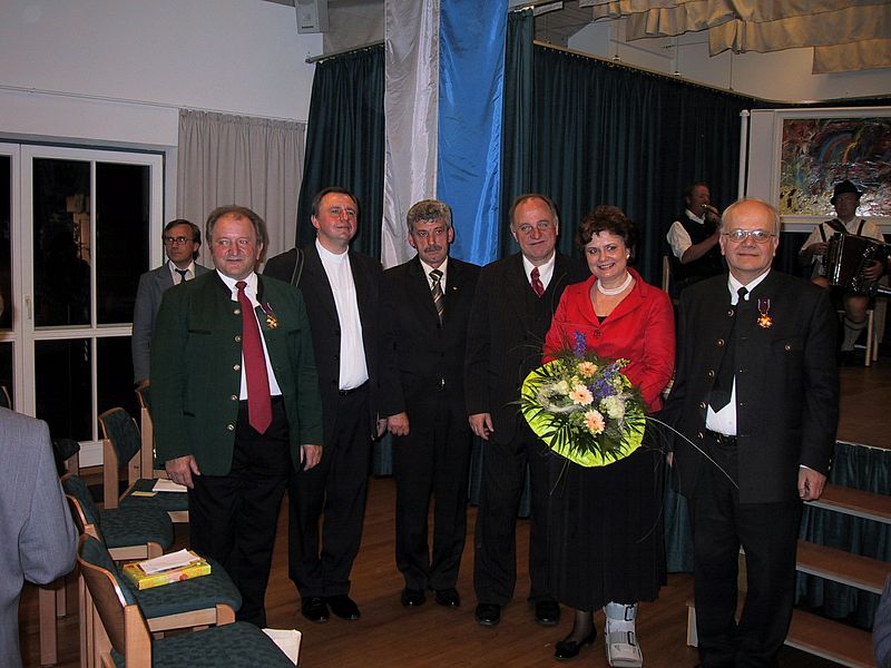 Verleihung des goldenen Verdienstkreuzes der Republik Polen